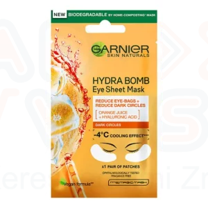 GARNIER Skin Naturals Szemkörnyékápoló Maszk - Narancs, Hylauron Savval